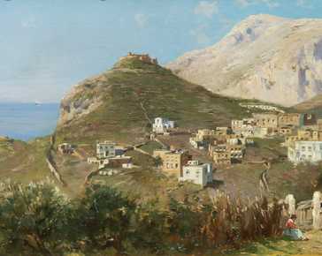 Hay Bernardo - Veduta di Capri e del Monte Castiglione